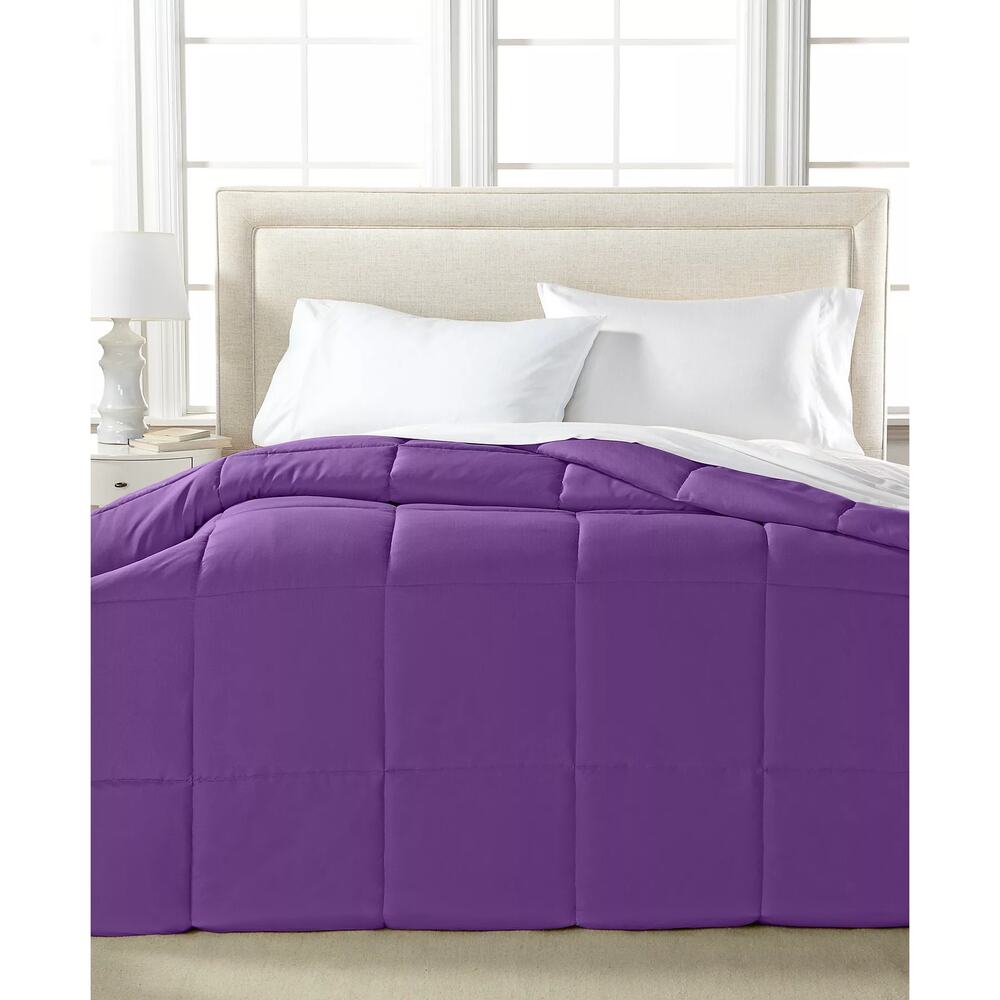 New NWT Royal Luxe PURPLE FULL/QUEEN Down Alternative Microfiber Comforter